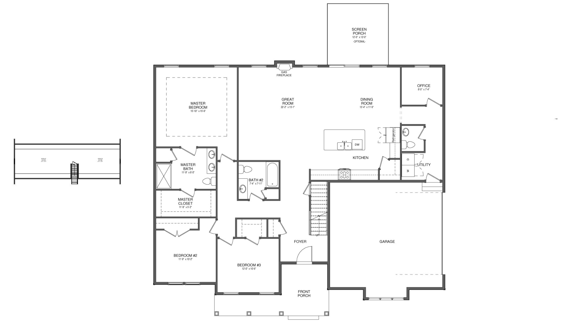 The Willow Floorplan, Seely Homes, Greenwood, DE