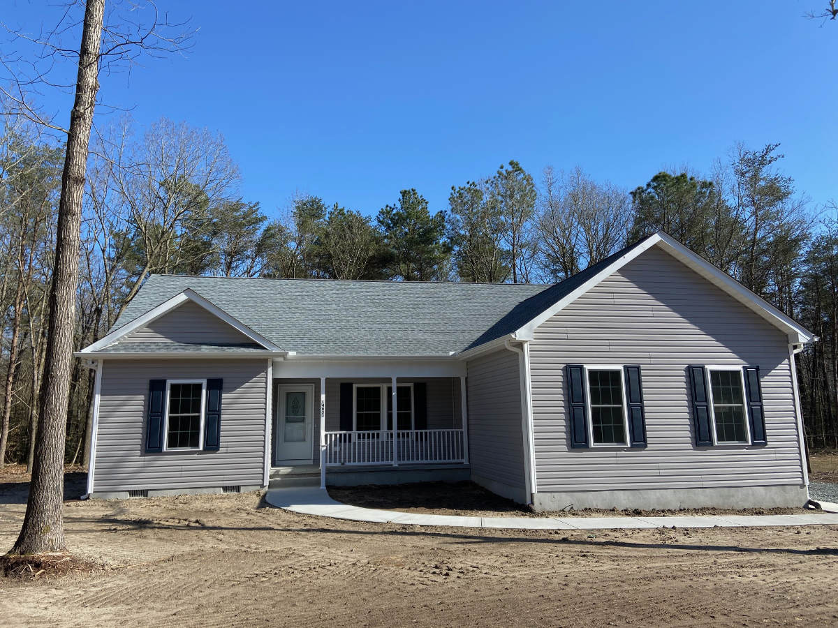 New home construction, Seely Homes, Delaware