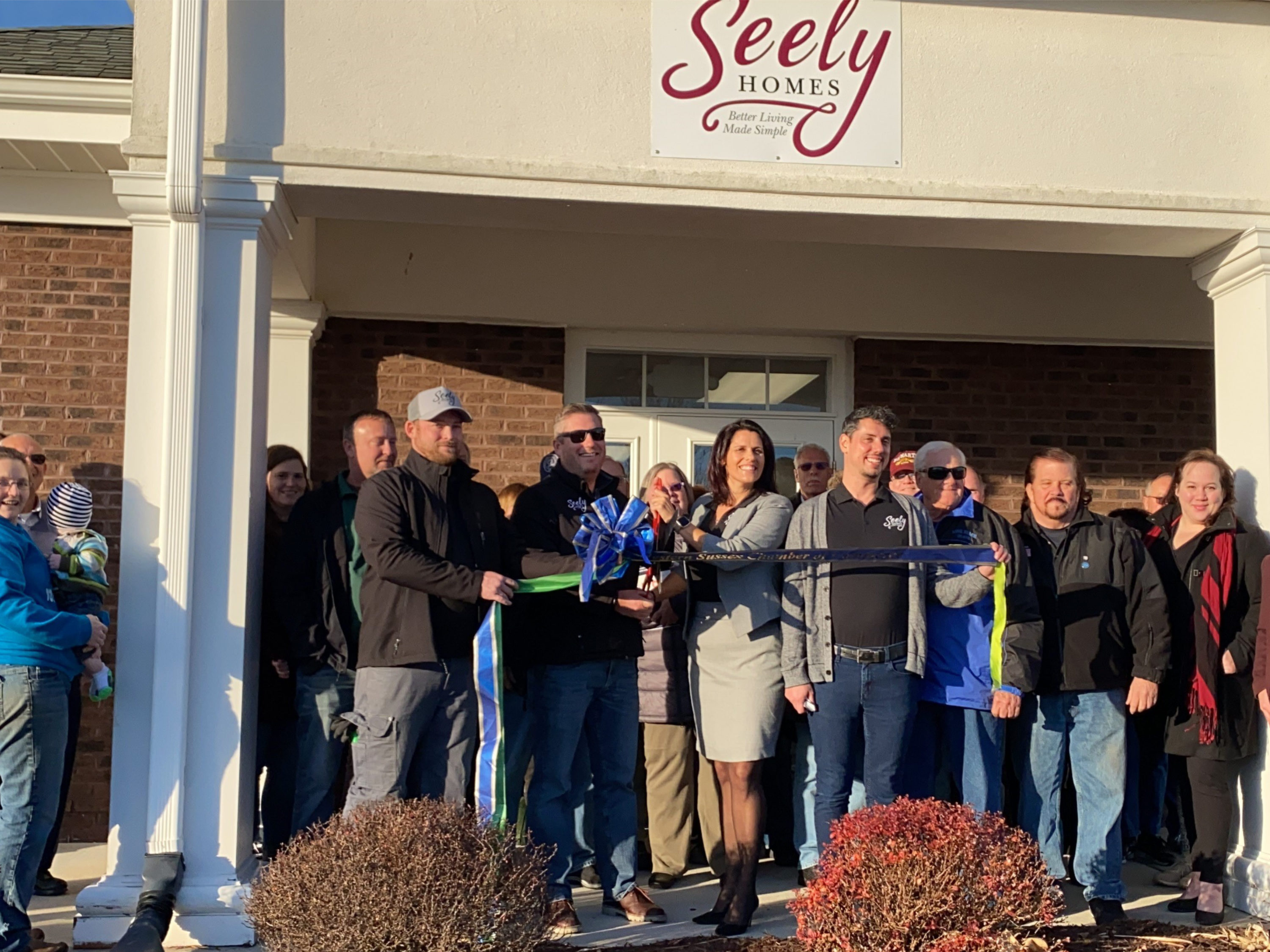 Seely Homes, Bridgeville Delaware Office Grand Opening Ribbon Cutting