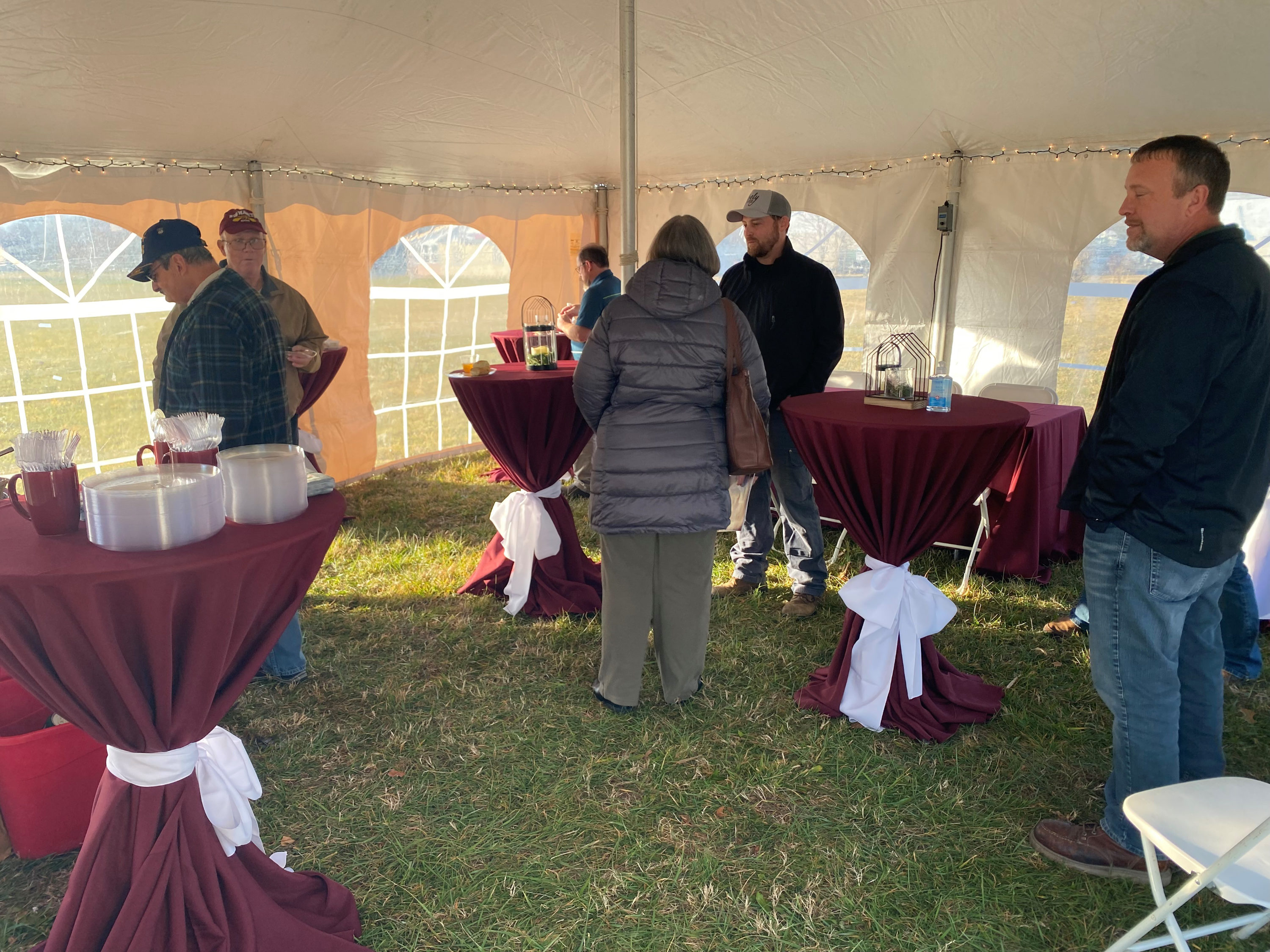 Seely Homes, Bridgeville Delaware Office Grand Opening Outdoor Welcome Tent