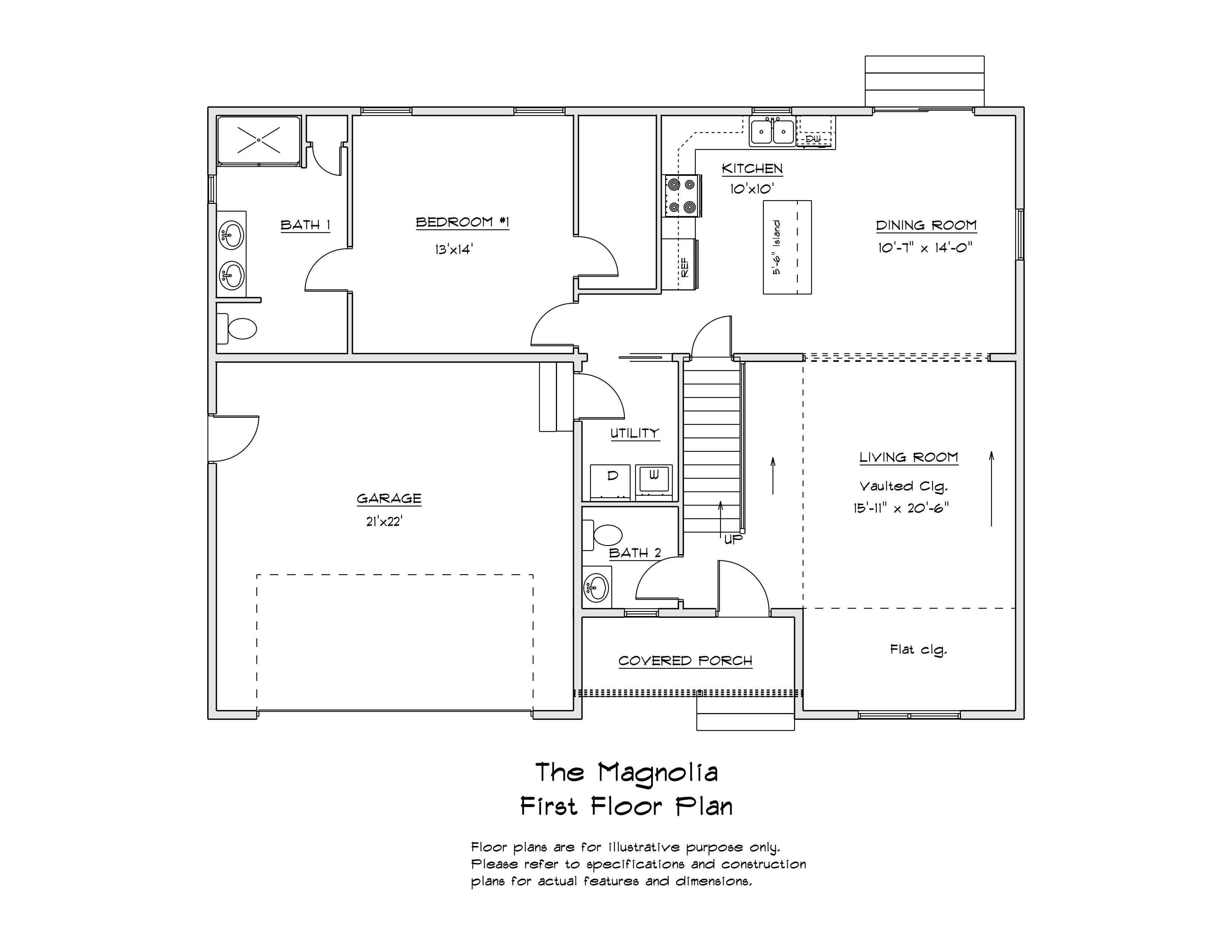 Magnolia First Floor Plan