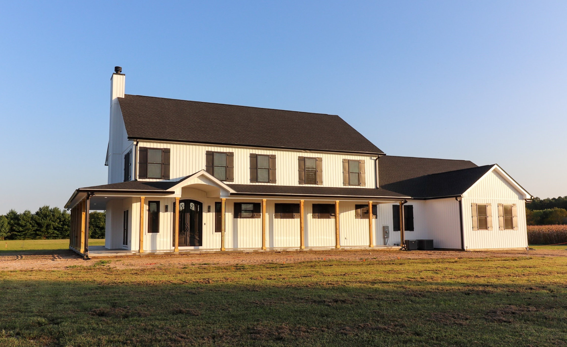Custom Farmhouse by Seely Homes in Delaware