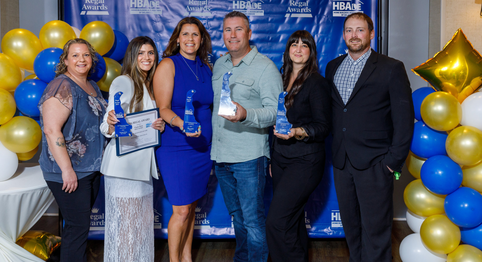 Seely Homes Team at Regal Awards 2025